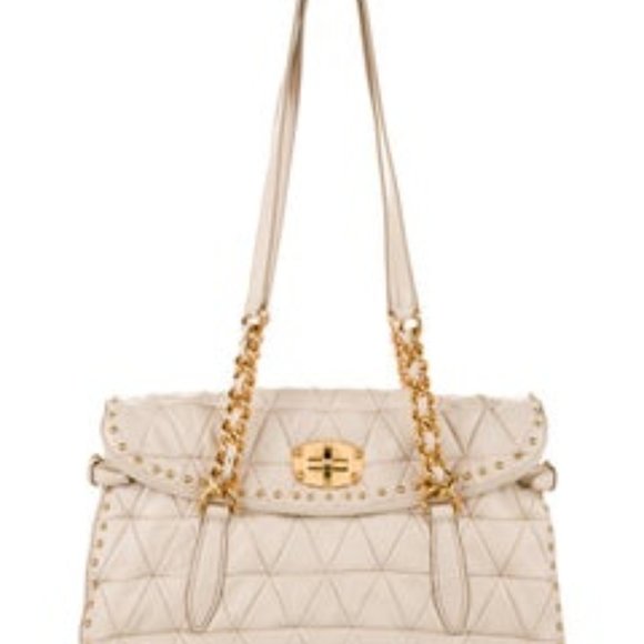 MIU MIU NAPPA QUILTED SHOULDER BAG